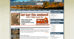 Desktop Screenshot of outsidebozeman.com